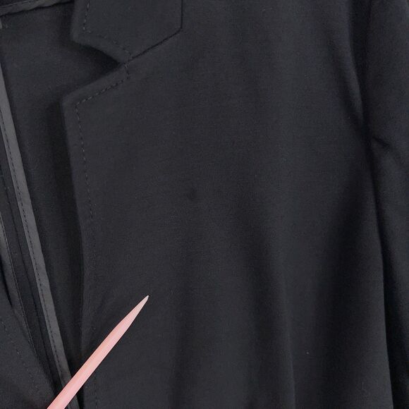 Banana Republic Blazer Womens 10 Black Travel Jacket Career Office Work Minimal - Picture 4 of 15